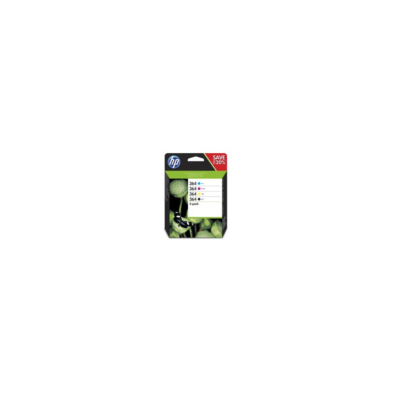 Multipack hp n9j73ae nº364 n - c - m - a 55xx b111 6520 65xx b211 7510 c311