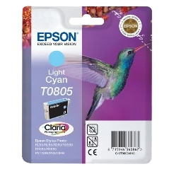 Cartucho tinta epson t0805 cian claro 7.4ml stylus photo r265 - 360 - 