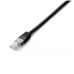 Cable red equip latiguillo rj45 u - utp cat6 20m negro