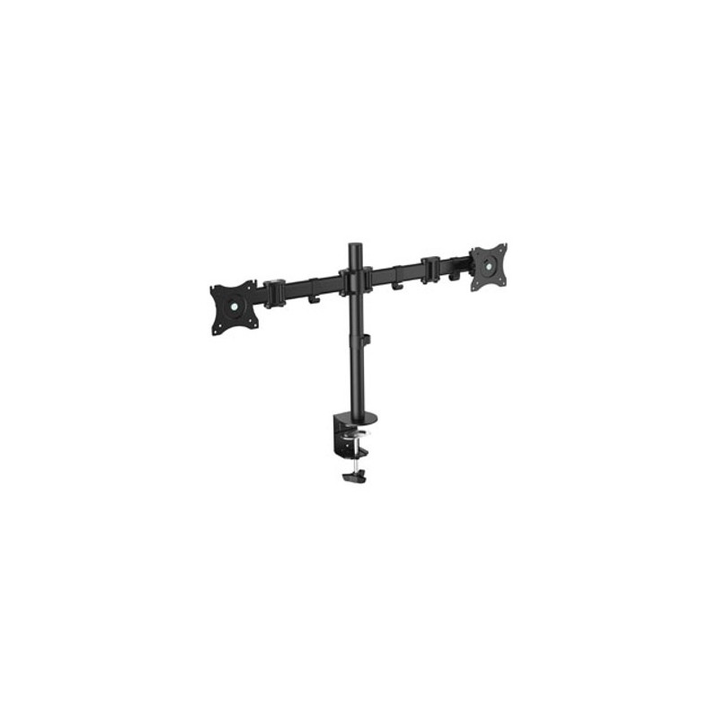 Soporte doble pantalla equip 13 pulgadas - 27 pulgadas inclinable giratorio 360º max 8 kg vesa max 100x100