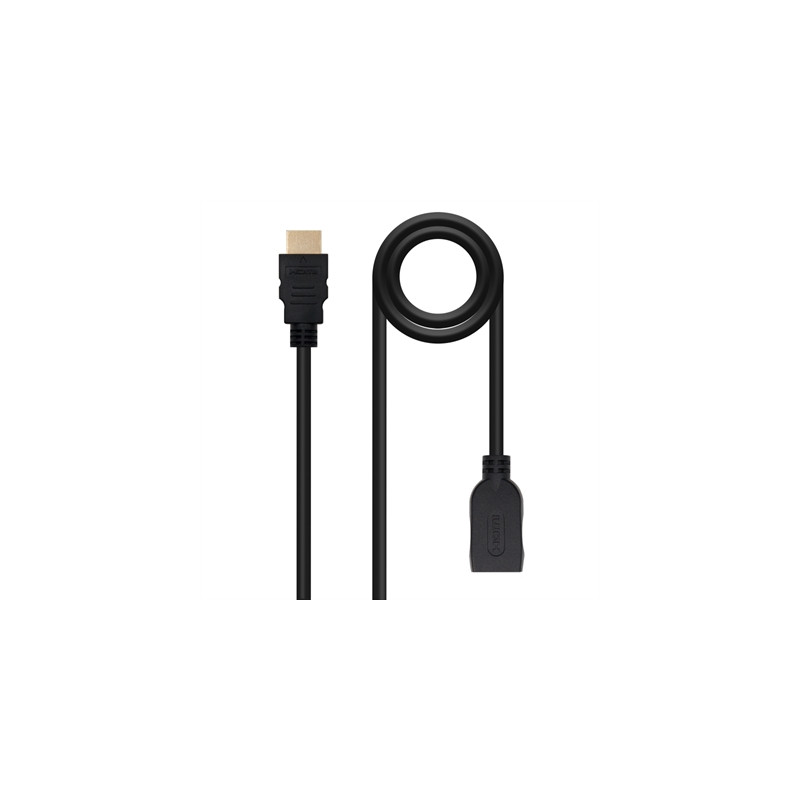 Cable hdmi 2.0 nanocable 1m - macho - hembra