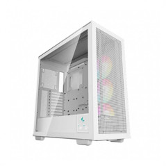 Caja ordenador gaming deepcool e - atx morpheus argb cristal templado 