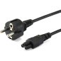 Cable alimentacion c5 a cee7 - 4 equip trebol 1.8m