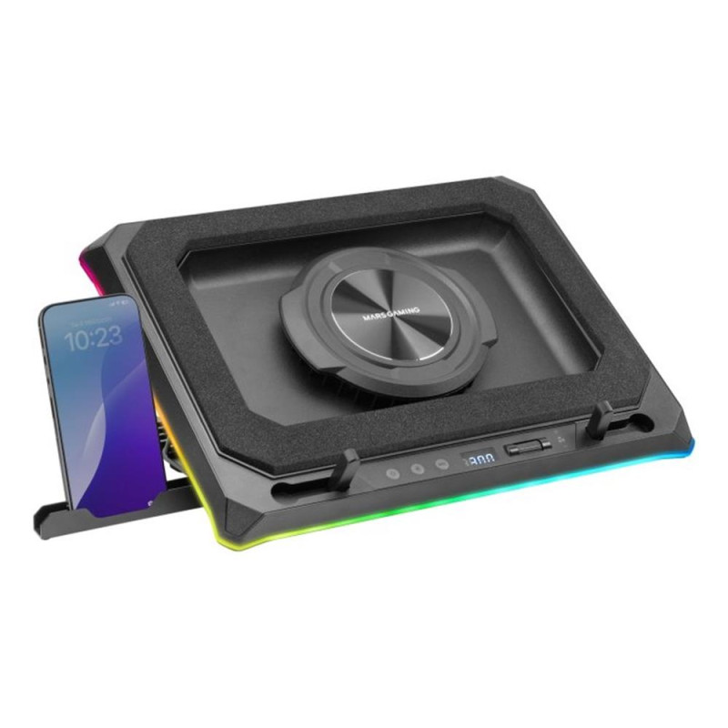 Base refrigeracion mars gaming mnbcultra para portatil hasta 18 pulgadas