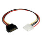 Cable sata a lp4 startech 0.30m - macho - hembra