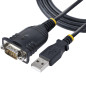 Cable usb tipo a a rs232 db9 startech 1m - macho - macho
