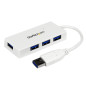 Hub startech usb tipo a 4 en 1 blanco