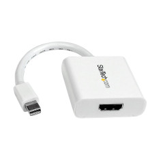 Adaptador mini dp a hdmi startech macho - hembra - blanco