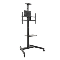 Soporte suelo ruedas tooq rotacion 90° cometa 37 - 70 pulgadas