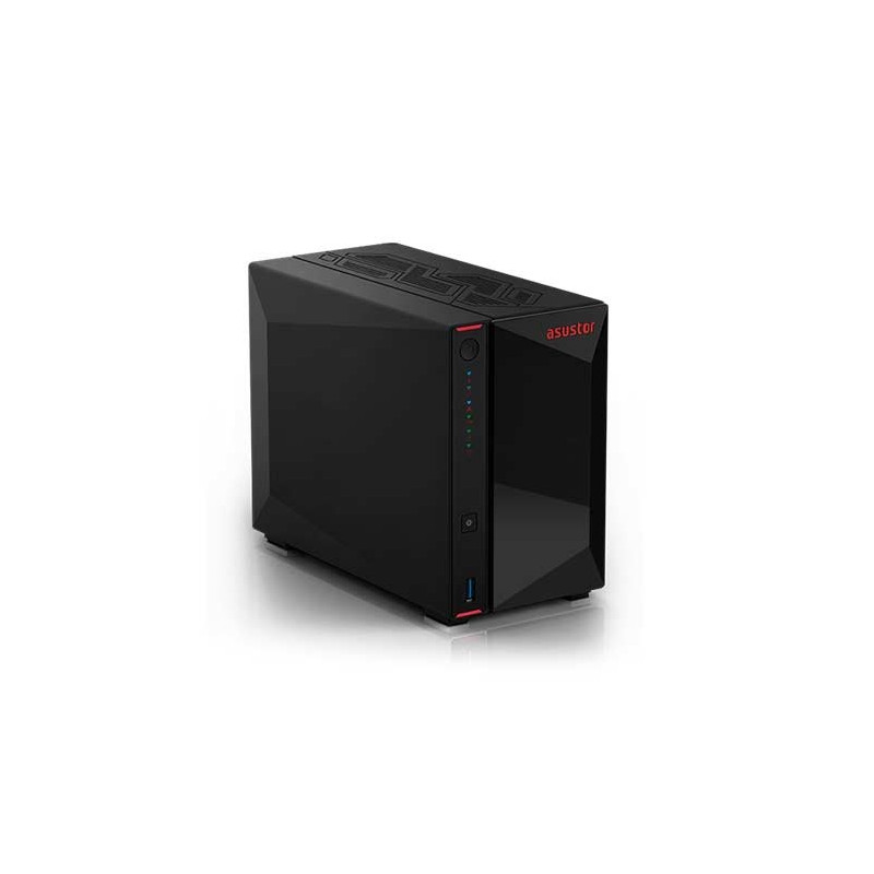 Servidor nas asustor as5402 2 bay nas 4gb ram 2.5g 2 xsata3 6gb s 3.5 2.5 hdd ssd