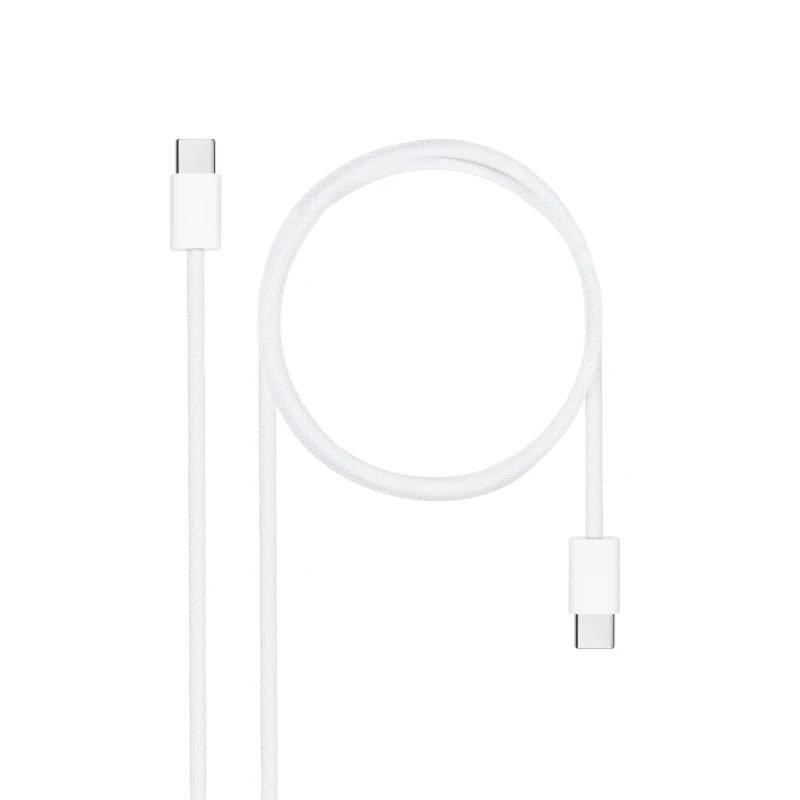 Nanocable Cable USB-C 2.0 60W USB-C/M-M, 2m Nanocable Cable USB-C 2.0 60W USB-C/M-M, 2m