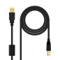 Nanocable Cable USB 2.0 Impresora Ferrita 2.0 M Nanocable Cable USB 2.0 Impresora Ferrita 2.0 M
