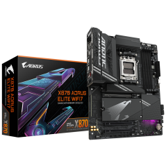 GIGABYTE X870 AORUS ELITE WIFI7 Placa Base - Compatible con CPUs AMD R