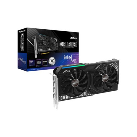 Tarjeta grafica asrock arc b580 challenger 12gb gddr6 - 3x dp - 1x hdm