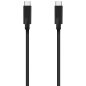 AISENS Cable USB 3.2 Gen1 5Gbps 4k@60Hz 3A 60W E-Marker, Tipo USB-C/M-USB-C/M, Negro, 5.0m