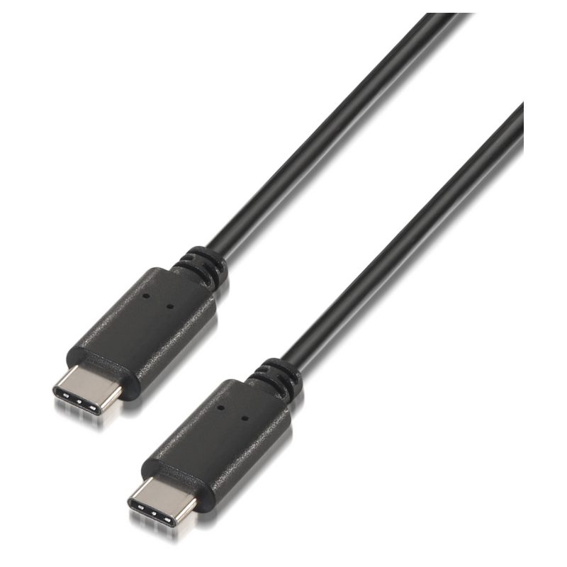 AISENS A107-0056 cable USB USB 2.0 1 m USB C Negro