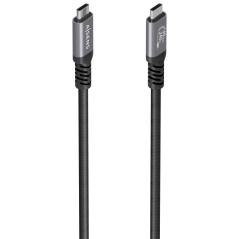 AISENS Cable USB4 Gen3x2 Aluminio 40Gbps 8K@60Hz 5A 48V 240W E-Mark, T