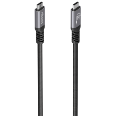 AISENS Cable USB 3.2 Gen1 Aluminio 5Gbps 4K@60Hz 3A 60W E-Mark, Tipo U
