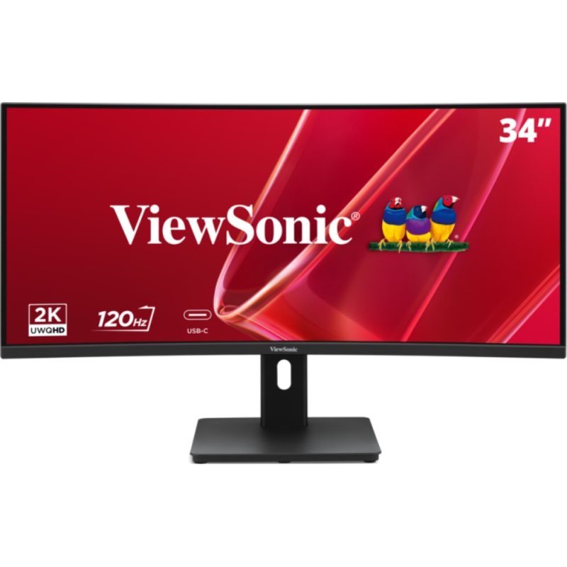 Viewsonic VA VA3420C-2 pantalla para PC 86,4 cm (34) 3440 x 1440 Pixeles UltraWide Quad HD LED Negro