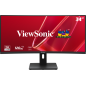 Viewsonic VA VA3420C-2 pantalla para PC 86,4 cm (34) 3440 x 1440 Pixeles UltraWide Quad HD LED Negro