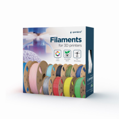 Gembird 3DP-PLA1.75-01-R material de impresión 3d Ácido poliláctico (P