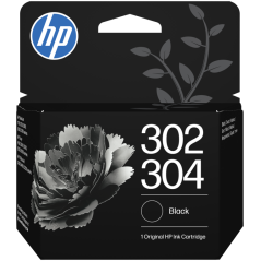 HP Paquete combinado de 2 cartuchos de tinta negra/tricolor 302/304