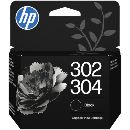 HP Paquete combinado de 2 cartuchos de tinta negra/tricolor 302/304