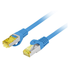 Lanberg PCF6A-10CU-0100-B cable de red Azul 1 m Cat6a S/FTP (S-STP)