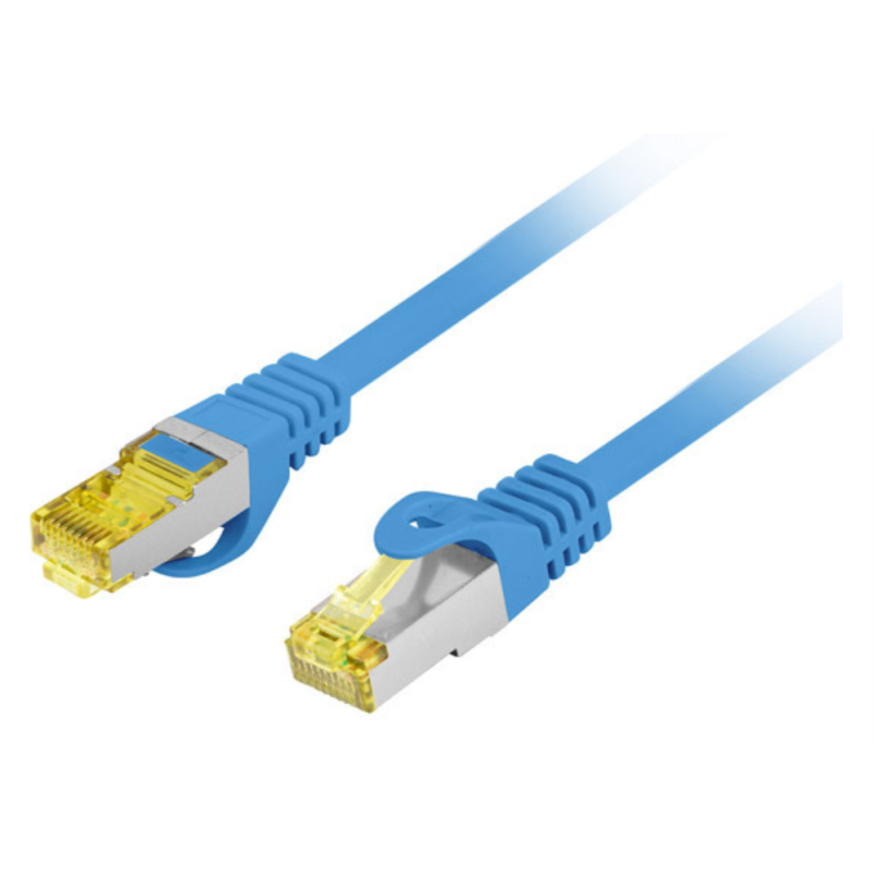 Lanberg PCF6A-10CU-0100-B cable de red Azul 1 m Cat6a S/FTP (S-STP)