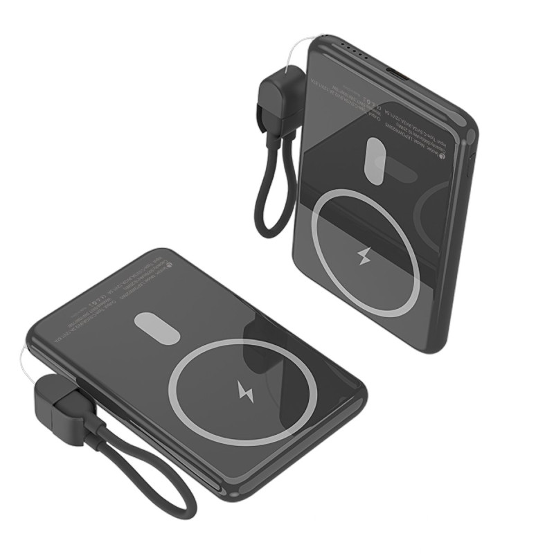 POWER BANK 5000mAh 20W NEGRO LEOTEC