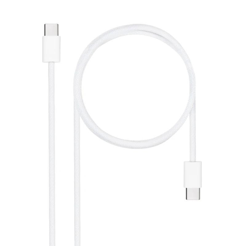 Nanocable Cable USB-C 2.0 60W USB-C/M-M, 1m Nanocable Cable USB-C 2.0 60W USB-C/M-M, 1m