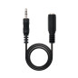 Cable audio jack - 3.5m a jack - 3.5h nanocable 5m - macho - hembra - 
