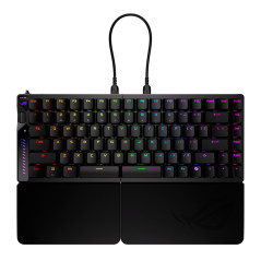 Teclado gaming asus rog falcata inalambrico rgb negro ingles