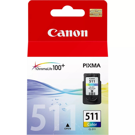 Cartucho tinta canon cl 511 tricolor 9ml mp240 - 250 - 260 - 270 mp 48