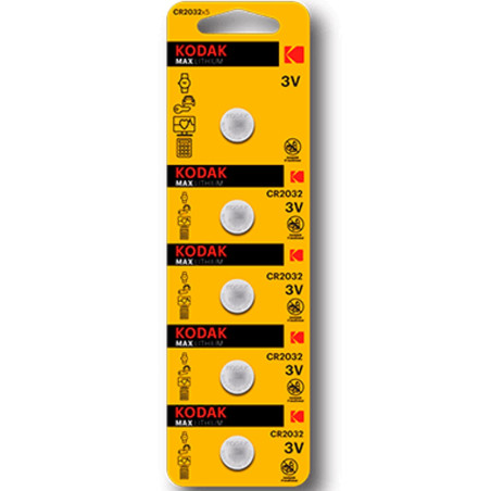 Blister pilas kodak max boton litio ultra 2032 blister blister carton 