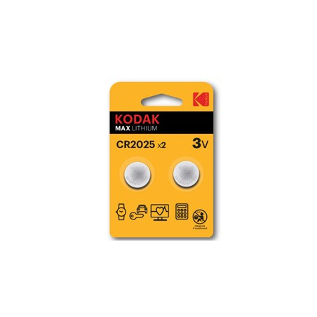 Blister pilas kodak boton litio max cr 2025 - pack blister 2 pilas