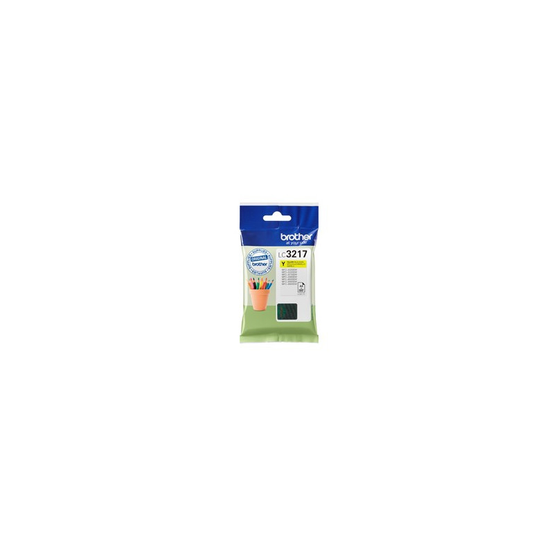 Cartucho tinta brother lc3217y amarillo 550 paginas mfcj5330dw - mfcj5730dw - mfcj6530dw - mfcj6930dw