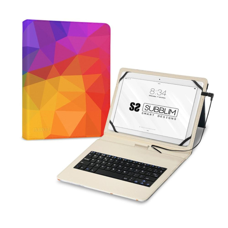 Funda tablet subblim para tablet 11 pulgadas triangulos