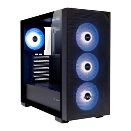 Caja ordenador gaming unykach revelat mesh atx argb cristal templado n