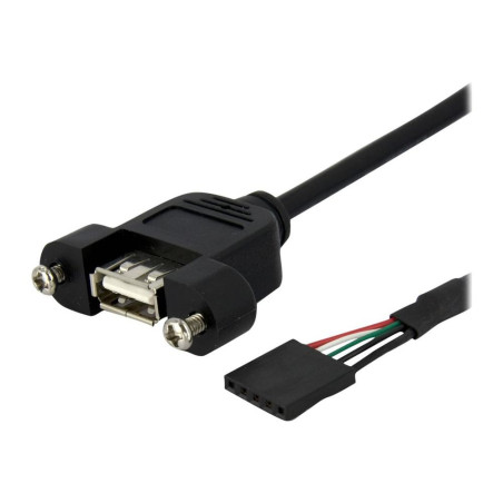 Cable usb 4 clavijas a usb 5 pines statech 0.3m - hembra - hembra - ne