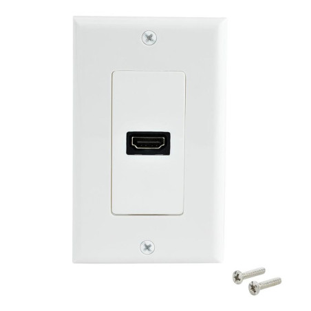 Tapa de pared hdmi startech hembra