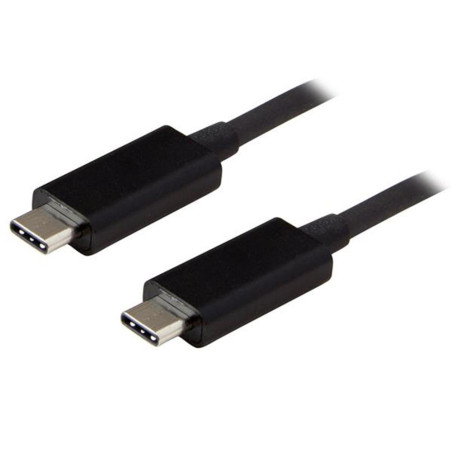 Cable usb tipo c startech 1m - macho - macho - negro