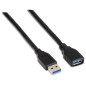 AISENS A105-0042 cable USB USB 3.2 Gen 1 (3.1 Gen 1) 2 m USB A Negro