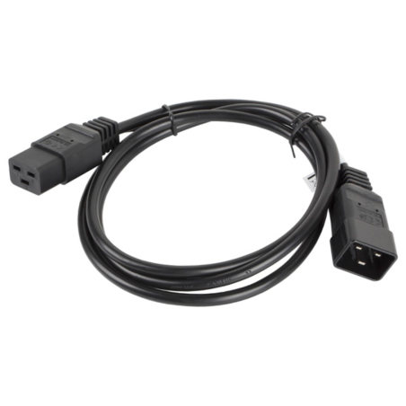 Lanberg CA-C19E-10CC-0018-BK cable de transmisión Negro 1,8 m C19 acop