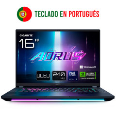 Portatil gigabyte aorus master 16 u9 - 275hx - rtx 5090 - 32gb - 1tb -