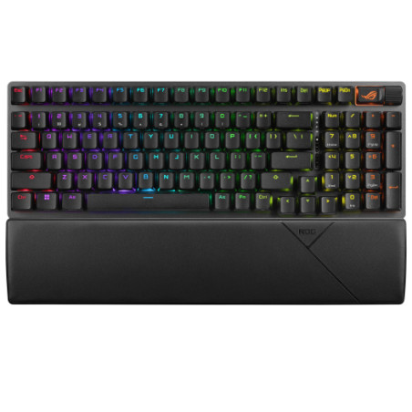 Teclado gaming asus rog strix scope ii 96 inalambrico rgb negro