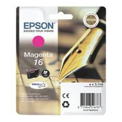 Cartucho tinta epson t162340 magenta wf - 2010 - 2510 - 2520 - 2530 - 