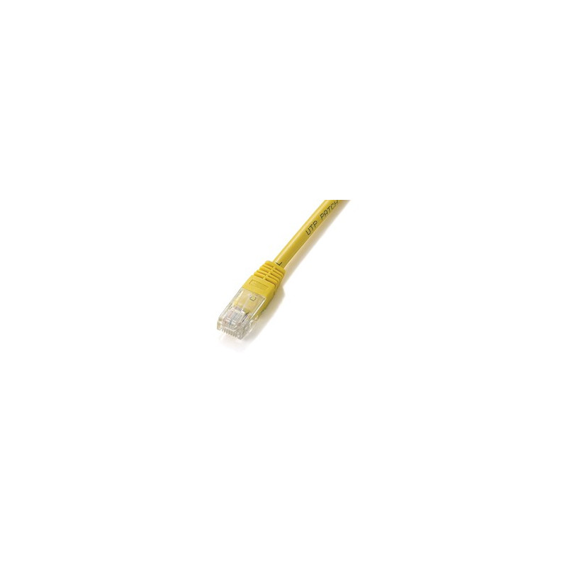 Cable red equip latiguillo rj45 u - utp cat6 5m amarillo