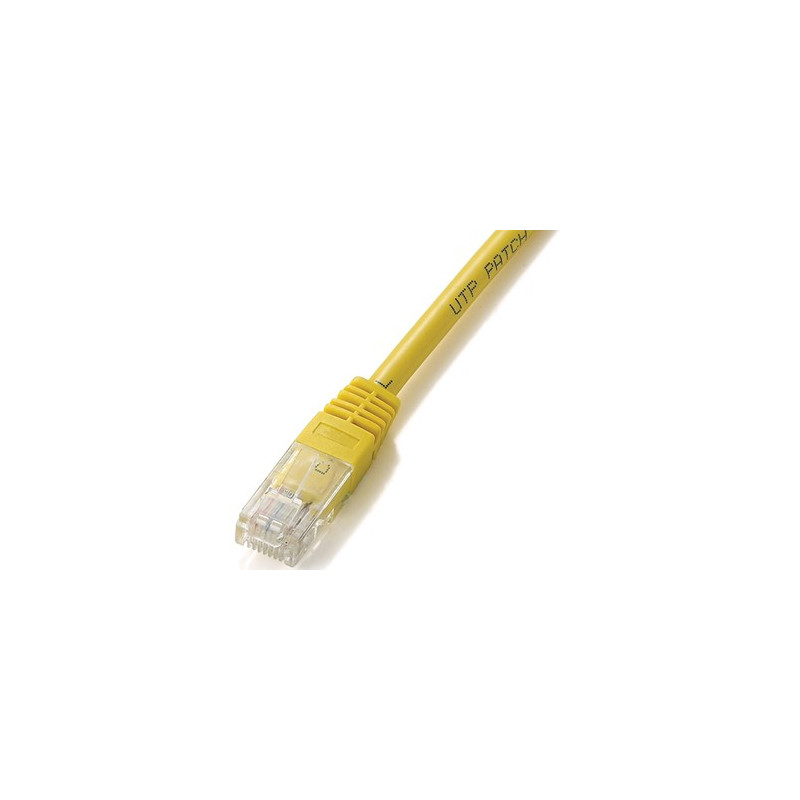 Cable red equip latiguillo rj45 u - utp cat6 10m amarillo