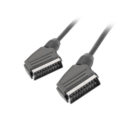 Cable euroconector lanberg macho - macho 1.8m